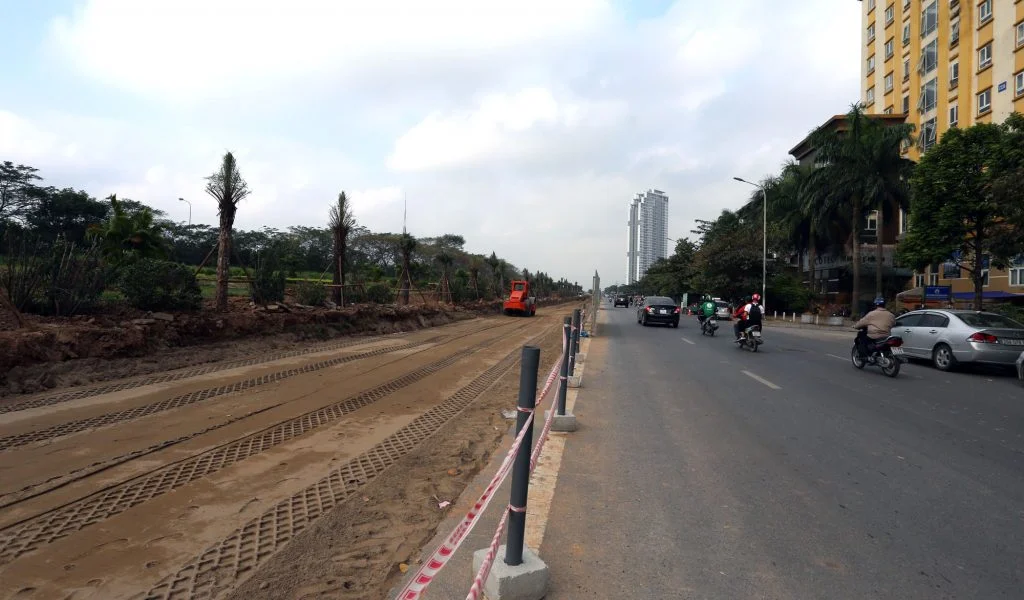 Đơn vị thi công đang gấp rút hoàn thiện trước tết dương lịch