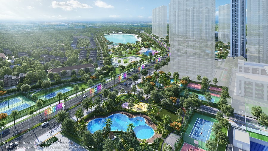 Công viên trung tâm rộng 10,2ha