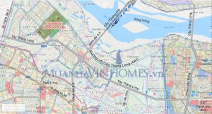 Vị trí Vinhomes Wonder Park Đan Phượng