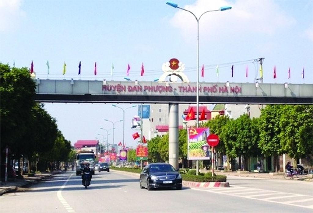 Huyện Đan Phượng lên quận