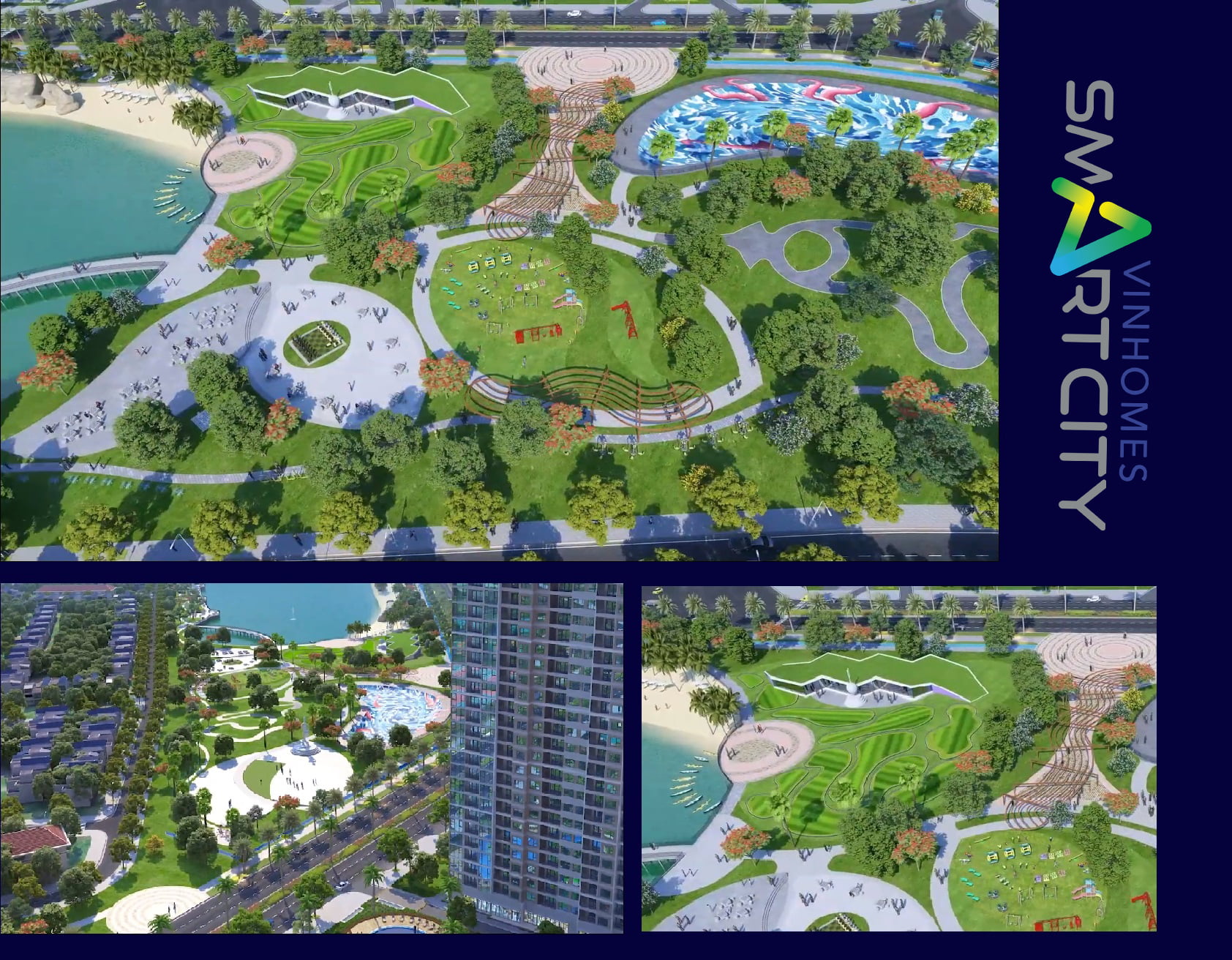 Tiện ích công viên trung tâm Smart City
