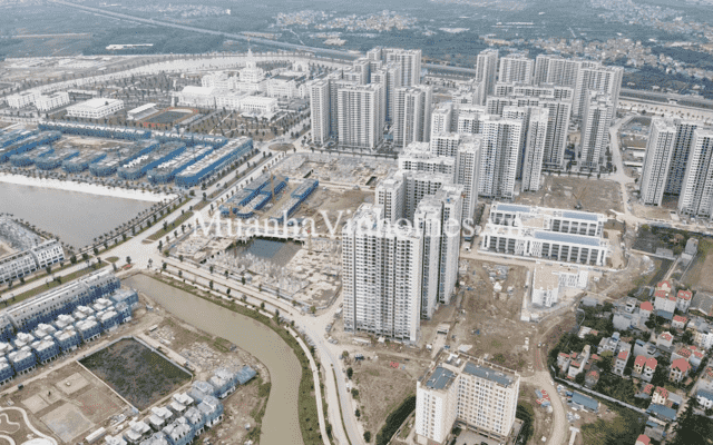 Tiến độ thi công The Sapphire 1 Vinhomes Ocean Park tháng 4/2020
