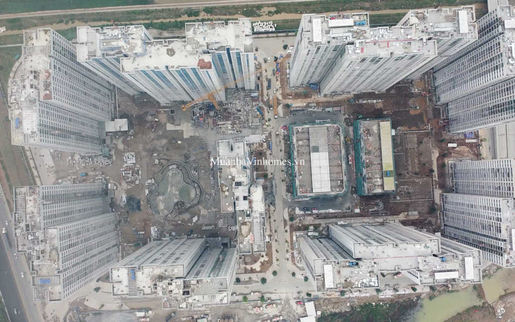 Tiến độ xây dựng phân khu S1 S2 Vinhomes Smart City