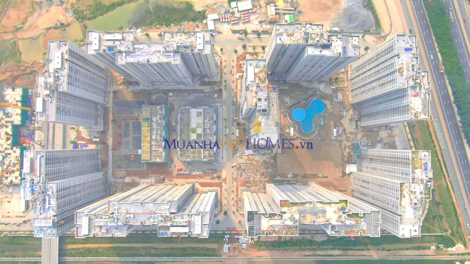 Tiến độ thi công Vinhomes Smart City S1 S2