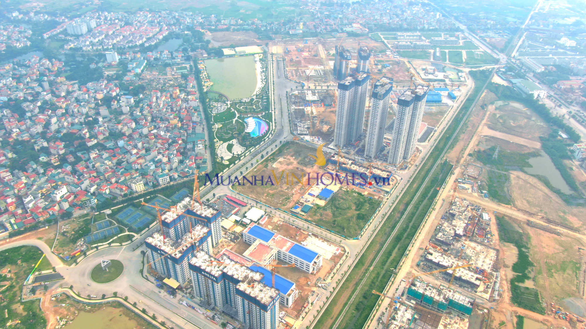 Tiến độ xây dựng phân khu The Sapphire 3 và 4