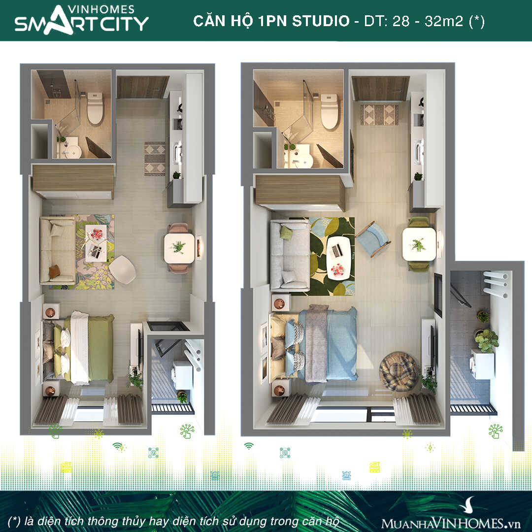 Căn hộ Studio Vinhomes Smart City