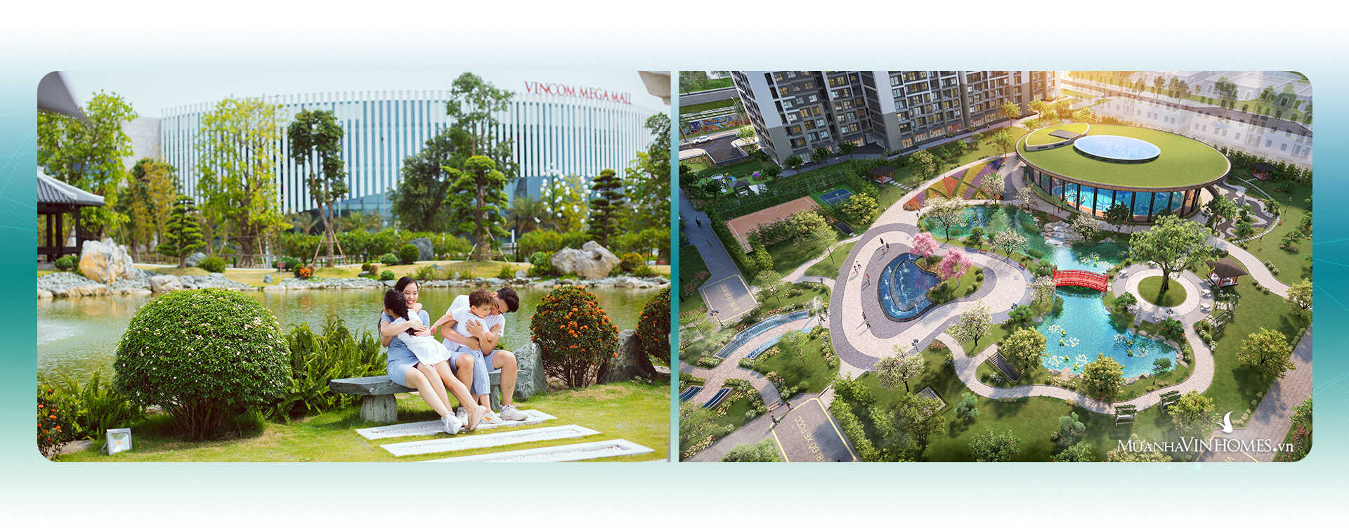 Nội khu Sakura Vinhomes Smart City
