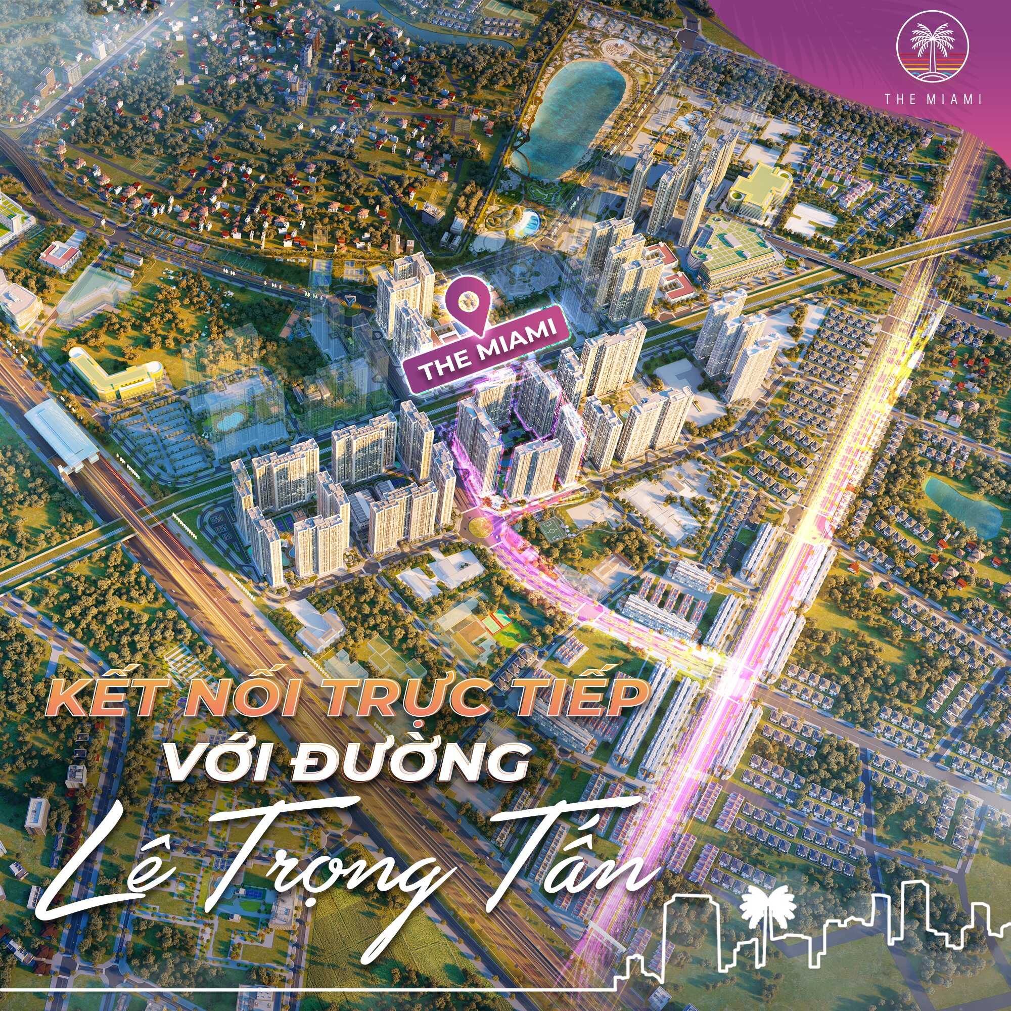 Vị trí phân khu The Miami Smart City